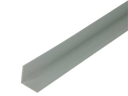 Arcansas Hoekprofiel 2m 20x20 mm PVC grijs 1