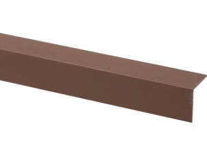 Hoekprofiel 30x30 mm 260cm bruin