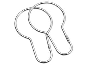 Sealskin Hooks douchegordijnringen 12 stuks metaal