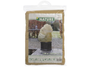 Nature Housse d'hivernage avec corde 1,5x0,75 m beige 2 pièces