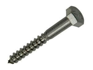 Sam Houtdraadbout 10x80 mm inox