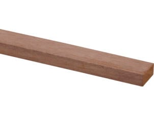 Houten plank geschaafd 12x28 mm 210cm cambara