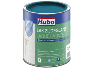 Hubo acryllak zijdeglans 0,75l water blauw