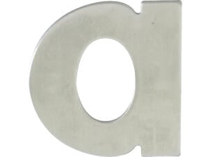 Linea Bertomani Huisletter A inox 6cm