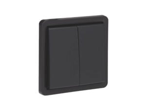 Niko Hydro interrupteur double allumage noir