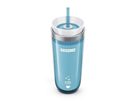Ice Coffee Maker avec paille 325ml turquoise 1