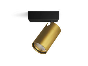 Philips Idris spot mural LED 5W noir/or