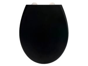 Wenko Ikaria abattant WC Duroplast noir mat