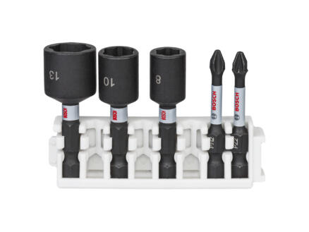 Bosch Professional Impact Control set d'embouts de vissage + douilles 5 pièces 1