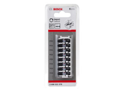 Bosch Professional Impact Control set d'embouts de vissage PZ 8 pièces 1