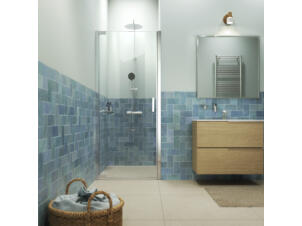 Sealskin Inc. douchedraaideur 100x200 cm helder glas zilver hoogglans
