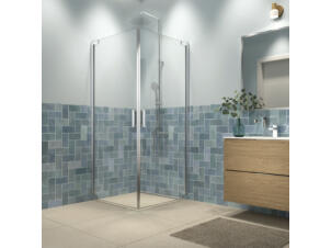 Sealskin Inc. hoekinstap 90x90x200 helder glas