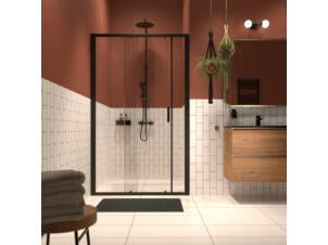 Sealskin Inc. porte de douche coulissante cm verre transparent