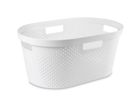 Curver Infinity Dots wasmand 40l wit 1