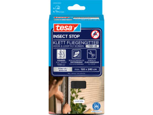 Tesa Insect Stop Premium moustiquaire autoagrippant 120x240 cm noir
