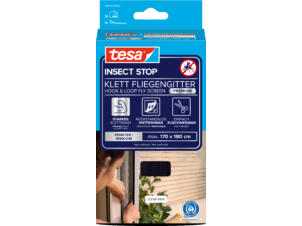 Tesa Insect Stop Premium moustiquaire autoagrippant 170x180 cm noir