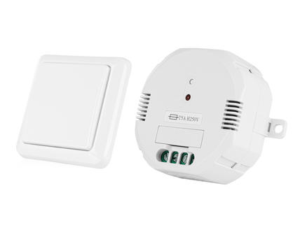 Trust Interrupteur unipolaire sans fil avec récepteur à encastrer Smart Home ACM-1000 1000W avec interrupteur 1