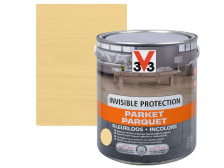 V33 Invisible Protection parket mat 2,5l kleurloos 1