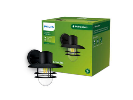 Philips Inyma wandlamp E27 max. 25W zwart