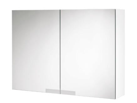 Tiger Items armoire de toilette 70cm 2 portes miroir blanc 1
