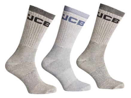 JCB JCB Outdoor Activity sokken 39-43 grijs 3 paar 1