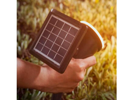 Philips Jivix LED Tuinpaal Op Spies Solar 1 4W Zwart Hubo philips-jivix-led-tuinpaal-op-spies-solar-1-4w-zwart-hubo