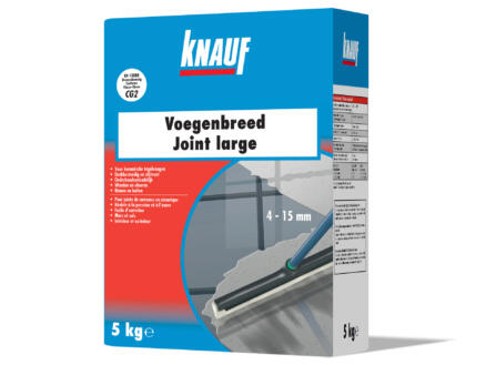 Knauf Joint Large produit de jointoiement gris 5kg 1