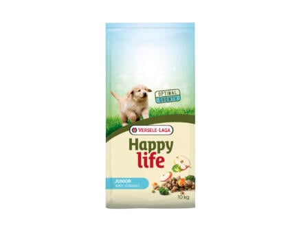 Happy Life Junior hondenvoer kip 10kg 1