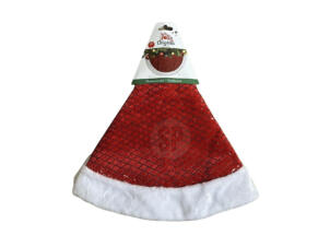 Jupe de sapin 90cm polyester rouge