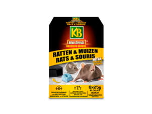 Kb KB Home Defense bloklokaas tegen ratten en muizen 8x25g