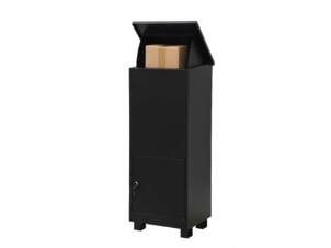 De Witte KB040 boîte aux lettres et à colis aluminium laqué poudré noir