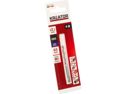 Kreator KRT010106 metaalboor HSS 3,2mm 1