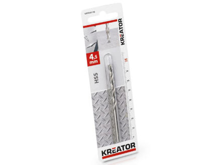 Kreator KRT010110 metaalboor HSS 4,5mm 1
