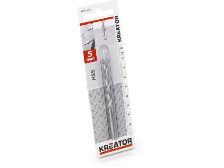 Kreator KRT010112 metaalboor HSS 5mm 1