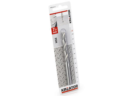 Kreator KRT010117 foret à métaux HSS 7,5mm 1