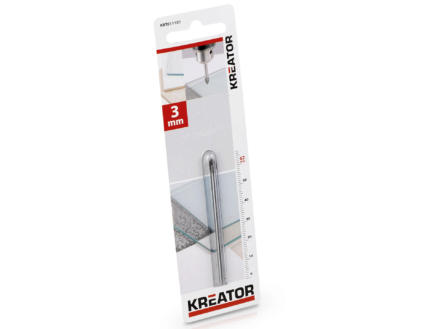 Kreator KRT011101 mèche à verre et carrelage 3mm 1