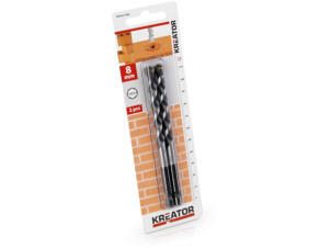 Kreator KRT011404 mèche à pierre HEX 8mm 2 pièces