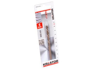 Kreator KRT011512 foret cobalt à métaux HSS-Co 5mm