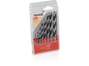 Kreator KRT012302 mèches à bois 3-10 mm set de 8