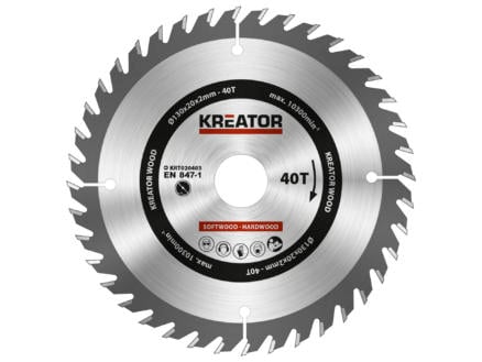 Kreator KRT020403 cirkelzaagblad 130mm 40T hout 1