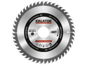 Kreator KRT020411 cirkelzaagblad 165mm 48T hout