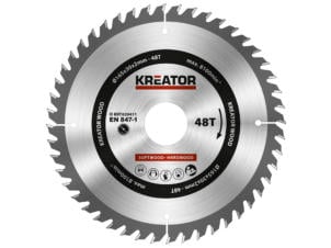 Kreator KRT020411 lame de scie circulaire 165mm 48D bois