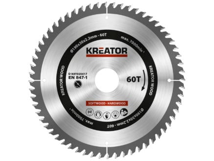 Kreator KRT020417 cirkelzaagblad 190mm 60T hout 1