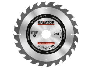 Kreator KRT020420 cirkelzaagblad 210mm 24T hout