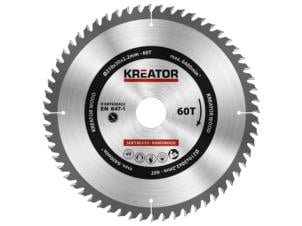 Kreator KRT020422 cirkelzaagblad 210mm 60T hout