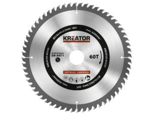 Kreator KRT020424 lame de scie circulaire 216mm 60D bois