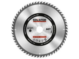 Kreator KRT020428 lame de scie circulaire 254mm 60D bois