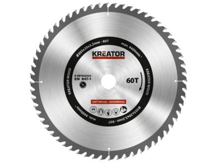Kreator KRT020430 cirkelzaagblad 305mm 60T hout 1