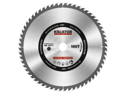 Kreator KRT020433 cirkelzaagblad 315mm 100T hout 1
