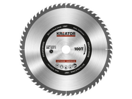 Kreator KRT020433 lame de scie circulaire 315mm 100D bois 1